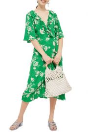 WornOnTV: Jennie’s green floral wrap dress on The Real | Jeannie Mai ...