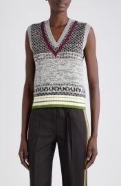 Toque Sleeveless V-Neck Cashmere & Wool Sweater at Nordstrom