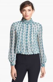 Tory Burch   x27 Jasmine  x27  Silk Top at Nordstrom