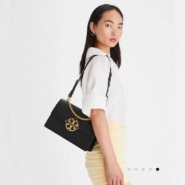 Tory Burch Bags New Tory Burch Miller Small Flap Shoulder Bag Black Poshmark at Poshmark