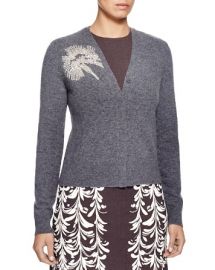 Tory Burch Beaded Merino Wool Cardigan at Bloomingdales