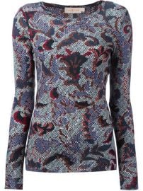 Tory Burch Brocade Print T-shirt - Amr at Farfetch