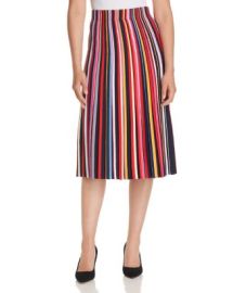 Tory Burch Ellis Striped Midi Skirt Bloomingdales at Bloomingdales