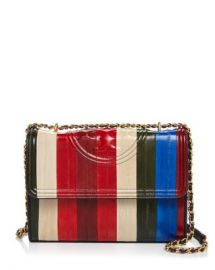 Tory Burch Fleming Eel Patchwork Convertible Shoulder Bag Handbags - Bloomingdale s at Bloomingdales