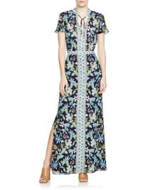 Tory Burch Floral Silk Caftan at Bloomingdales