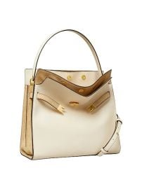 Tory Burch Large Lee Radziwill Leather Top Handle Bag at Saks Fifth Avenue