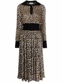 Tory Burch Little Leaves Patterned Dress - at Farfetch