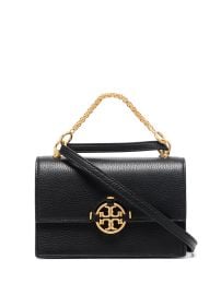 Tory Burch Miller Leather Mini Bag Black JO at Farfetch