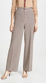 Tory Burch Plaid Wide Leg Pants at Shopbop