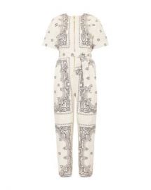 Tory Burch Printed Poplin Jumpsuit Women - Bloomingdale s at Bloomingdales