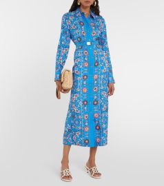 Tory Burch Printed Silk Shirtdress at Mytheresa