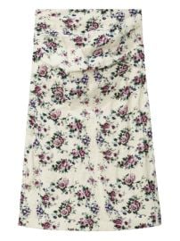 Tory Burch Printed Velvet Midi Skirt Neutrals at Farfetch