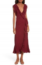 Tory Burch Whitney Wrap Midi Dress at Nordstrom