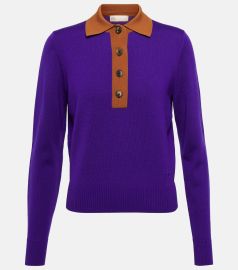 Tory Burch Wool Polo Sweater at Mytheresa