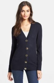 Tory Burch and39Simoneand39 Merino Cardigan at Nordstrom