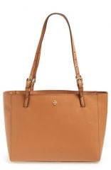 Tory Burch and39Small Yorkand39 Saffiano Leather Buckle Tote at Nordstrom