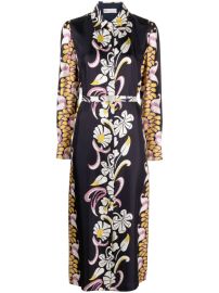 Tory Burch floral-print Silk Shirtdress - Farfetch at Farfetch