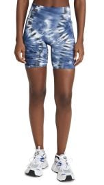 Tory Burch issue Seamless Long Sleeve Shibori Mock Neck Top and Biker Shorts at Shopbop