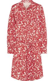 Tory BurchandnbspandnbspBrigitte printed cotton shirt dress at Net A Porter