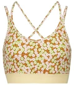 Tory Sport Floral stretch jersey sports bra at Mytheresa