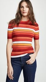 Tory Sport Tech Knit Striped Tee at Shopbop