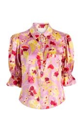 Tossed Floral Fiona Top Cinq Sept at Cinq a Sept