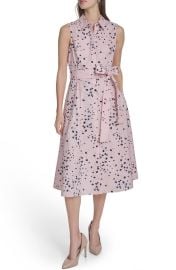 Tossed Flowers Shirtdress at Calvin Klein