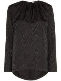 Tot  me Tonal Print Gathered Blouse - Farfetch at Farfetch