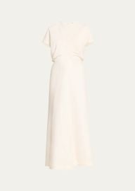 Toteme Crinkle Slouch Waist Dress - at Bergdorf Goodman