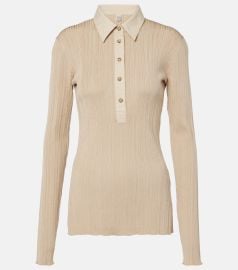 Toteme Jersey polo sweater at Mytheresa