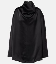 Toteme Satin Blouse at Mytheresa