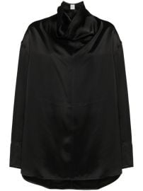 Toteme Satin Blouse at Farfetch