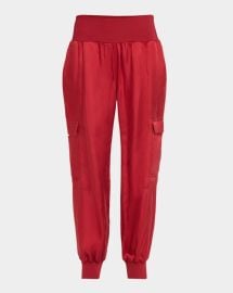 Tous Les Jours Giles Satin Jogger Pants at Neiman Marcus