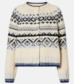 Tovah Fair Isle wool-blend cardigan at Mytheresa