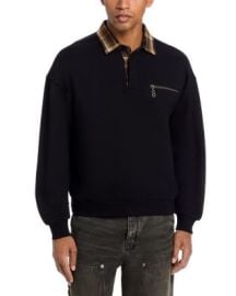 Town Polo Sweatshirt With Contrast Collar at Bloomingdales