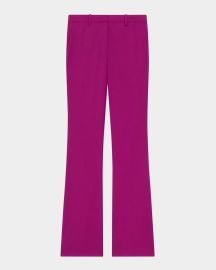 Traceable Wool Slim Straight-Leg Trousers at Neiman Marcus