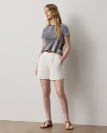 Tracy Pleated Linen Short at Ralph Lauren