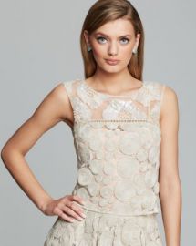 Tracy Reese Top - Raffia Lace Embellished at Bloomingdales