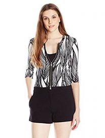 Tracy Reese Women s Zip Cardigan at Amazon