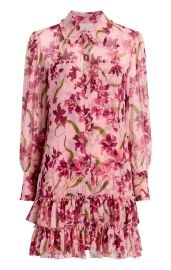 Trailing Hibiscus Lupetto Dress Cinq Sept at Cinq a Sept