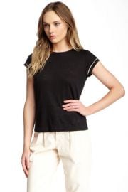 Tran Cap Sleeve Linen Tee at Nordstrom Rack