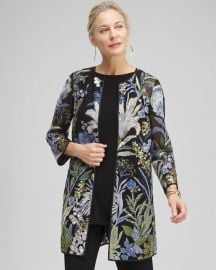 Travelers Collection Embroidered Mesh Jacket Chicox27s at Chicos
