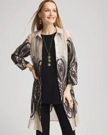 Travelers Collection Embroidered Topper Chicox27s at Chicos