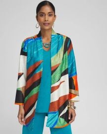 Travelers Collection Palms Reversible Crushed Jacket Chicox27s at Chicos