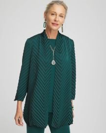 Travelers Collection Pleated Jacket Chicox27s at Chicos