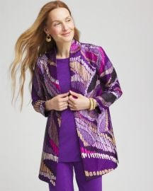 Travelers Collection Rio Reversible Crushed Jacket Chicox27s at Chicos