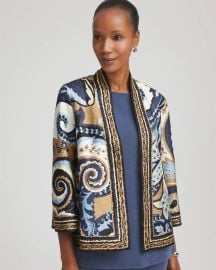 Travelers™ Collection Paisley Crushed Jacket at Chicos