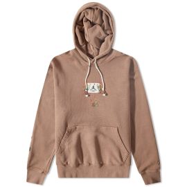 Travis Scott x Air Jordan Graphic Hoody Archaeo Brown END US at END.