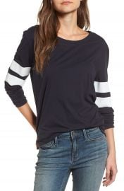 Treasure   Bond Varsity Stripe Cotton Tee at Nordstrom