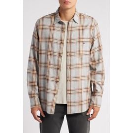 Treasure & Bond Grindle Brushed Plaid Shirt at Nordstrom